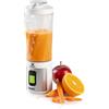 DOMO DO752BL - Mini mixer portatile Powerful con bottiglia in Tritan, 120 W, ricarica USB-C da 600 ml, colore: argento/bianco