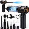 SERIONR Aspirabriciole Senza Fili,26000Pa Aspirapolvere Auto,Mini Aspirapolvere Portatile,Potente Aspiratore e Soffiatore 4 in 1 con Motore Brushless per Auto,Casa,Ufficio,Peli di Animali Domestici