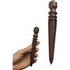 KARELLS Pelle Utensili,Strumenti per Levigatura in Pelle Lucidata,Cuoio per Lucidare,Lucidatrice per Pelle Strumenti,Legno Bordo Slicker Burnisher,per Cuoio Leather Cutting Edge lucidatura Utensili