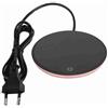 Respicefinem Electric Waterproof Touch Heating Cup Mat With Adjustable Temperature For Coffee Tea Milk In Office Home School EU 220V (EU Plug 220V)