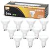 Great Jacob Lampadine LED GU10, 6W Equivalenti a 128W, 6500K Luce Bianca Fredda, 945Lumen Lampadine LED Non Dimmerabile, 10 Pezzi
