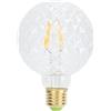 Respicefinem 220 V Lulbo decorativo a LED E27 4W G95 Bulbo di vetro Lumpato ad alta luminosità Lampada vintage lampadina per soggiorno per soggiorno camera da letto (Chiaro)