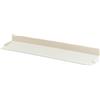 Yuanpgky Lavello in silicone per paraspruzzi da 70 cm, con ventose antiscivolo, protezione per bancone della cucina, con drenaggio in pendenza e copertura completa (bianco latte)