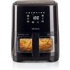 Ariete 4639 Friggitrice ad aria 4,5L, 1300W, Capacità 4,5L, 8 programmi, Funzione Grill, Temperatura fino a 200°C, Nero