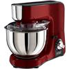Russell Hobbs Planetaria, Impastatrice Con Movimento Planetario, Ciotola 5 L, Frusta Piatta, Gancio Da Impasto, Frusta A Filo, Bicchiere Frullatore, Desire Kitchen Machine, Rosso 23480-56