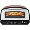GrecoShop Forno - Fornetto Elettrico Pizza 33x33 cm con Display Esterno, Riscaldamento Rapido, Controllo Temperatura Preciso, Compatto, per Pizza Croccante, Facile da Usare, 3 Accessori Inclusi