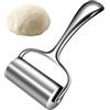 Generico Mattarello in Acciaio,Antiaderente in acciaio per cucina - Per Pizza Pasta Pane Dolci | per Pizza, Pasta, Ravioli, di Zucchero, Torte e Biscotti