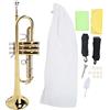 Glomora G.omora Strumento musicale professionale a tromba in ottone di tipo combinato con kit di accessori per musicisti