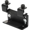 Hoement Bass Drum Platform Lifter in Metallo Nero per Grancassa