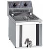 DEXION Friggitrice elettrica professionale con 1 vasca litri 8-9 - Potenza kW 6 - Cm 29 x 52 x 29.5 h