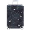 FARYODI Custodia per bagagliaio Luggage Cover 22-28 pollici, copertura bagagli per viaggio Luggage, custodia trolley, Simbolo di volo, L-25-28 Zoll, tempo libero
