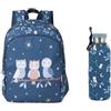 Tutete Set Zaino Scolastico e Borraccia Acciaio Inossidabile 750 ml BPA | Magical Forest