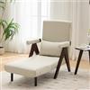 A ALFRESCOOL Poltrona conversione 3 in 1 con funzione di sonno, divano letto trasformabile, poltrona pieghevole imbottita, poltrona lounge, letto singolo, adatta per soggiorno, camera da letto