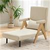 A ALFRESCOOL Poltrona conversione 3 in 1 con funzione di sonno, divano letto trasformabile, poltrona pieghevole imbottita, poltrona lounge, letto singolo, adatta per soggiorno, camera da letto