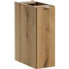 Lomadox Mobile da bagno 20 cm, in rovere, profondità ridotta (39 cm)