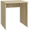MATKAM Piccola scrivania Bodo 70R Console H 75 x L 70 x P 50 cm, piano in laminato, struttura stabile (rovere Sonoma)