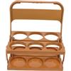 Warmhm Cestello Porta Birre Pieghevole in Plastica 1 Pezzo per Picnic