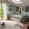 MOBILFINO CAMERETTE Divano letto singolo con secondo letto estraibile - Design funzionale - Ecr