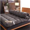 Generic Materasso futon giapponese in cotone, pieghevole, per letto da terra - Queen/Full/Twin con supporto ergonomico, portatile per dormitori/campeggio/camere degli ospiti(Gray,120x200cm)
