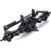 ZHRCFUN Asse RC Set asse anteriore asse posteriore CNC metallo pneumatico asse asse per 1/10 RC Crawler assiale SCX10 (anteriore)