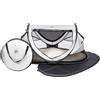 Deryan PL-SILVER Peuter Luxe Lettino/Tenda da Viaggio, Argento