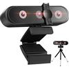 Tsophreniq Webcam widescreen Full High Definition 1080P Web Camera USB con microfono incorporato Free Drive 2K per chiamate