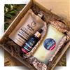 FairTale GHANA Burro di Karité Grezzo 450 g + Olio di Baobab 210 ml - Set 100% Naturale, Artigianale, Raccolta Selvatica, Non Raffinato, Vegan