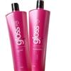 Generico Fox Gloss Trattamento alla Cheratina Brasiliana Raddrizzamento Shampoo e Maschera 2 x 1 Lt