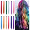 HoaaiGo 24 Pz Extension Capelli Colorati, Ciocche Colorate, Clip in Hair in Diverso Colori per Capelli per Donne Ragazze Party Festival Cosplay