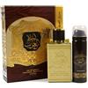 BUSINESS SQUARE BS Scatola Profumo Ahlam Al Arab ARD AL ZAAFARAN Eau de Parfum 80 ml + deodorante 25 ml
