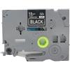 BROVACS Nastro laminato bianco su nero, compatibile con stampanti Brother P-Touch TZ 335 TZe 335, 12 mm, OPA4335, confezione da 1