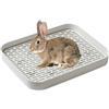 Générique Contenitore per lettiera per coniglio, WC per coniglio, scatola quadrata per conigli, lettiera per animali domestici, lettiera per porcellini d' adulti, criceto, piccoli animali