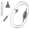 Generic Aspirapolvere per ghiaia per acquario, sifone manuale per cambio acqua, kit di pulizia per acquario, per acqua, tartarughe, sabbia, substrato, roccia, piante, grotte, , sabbia