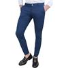 Cristiano Battistini Pantaloni Uomo Slim Fit Casual Eleganti in Cotone (52, #A3 Blu)