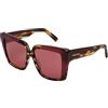 FERRAGAMO Occhiali da Sole SF1060SN 215 STRIPED BROWN/PURPLE 55/14/140 Donna