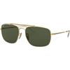 Ray-Ban Rb3560-001-61 Occhiali da Sole, Oro (Dorado), 61 Uomo
