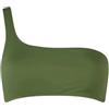 Saint Barth Mc2 Donna Bikini Pezzo sopra CELE001 Poliammide Verde Scuro S