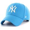 47 Brand New York Yankees MVP cap B-MVPSP17WBP-GB, Unisex cap with a Visor, Blue, One Size EU