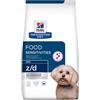 HILL'S Prescription Diet Canine z/d Mini Food Sensitivities 6 kg per cani di piccola taglia con un sistema digestivo sensibile