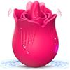 Koxnict Sex Toys Vibratoreper Punto G Squirting Donna - Vibratoreper Donna a 9 Modalità di Vibrazione&Leccare la Lingua,Vibratoreper Donna Realistico per Donna Stimolatore Capezzolo&Punto G Sex To Vibratori