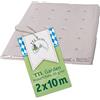 TTL GARDEN Ttl Commerce Garden 10x2m PE Cold Frame Foil Perforato 20g/m² - Foglio da Giardino Trasparente per Tunnel a Foglio per la Coltivazione Cold Frame e Letto rialzato