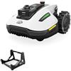 MAMMOTION YUKA mini 2 800 LiDAR Robot Rasaerba con Supporto per Autolavaggio, LiDAR 360° + Visione AI, DropMow, Consigliato per 800m², Senza Filo Perimetrale, Nessuna Perdita di Segnale, Senza RTK