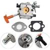 Whychstore Carburatore per STIHL FS48 FS52 FS56 FS62 FS66 FS81 FS86 FS88 FR106 FS106 FS160, ricambio WT-45A WT-45-1 WT112 4126 120 0610 4132 120 0600, Include 2 guarnizioni