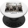 Follow The Word Not The Herd Bible Verse Follow The Word Not The Herd Christian Bible Verse Scripture PopSockets PopGrip Adesivo