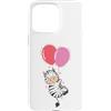 Animal funny cute sweet Nature Mammal Zo Custodia per iPhone 15 Pro Max Zebra si blocca su Balloon