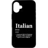 Extreme Greatness Custodia per iPhone 16 Plus Definizione di meme di Dio italiano Divertente Italia Compleanno Uomo italiano