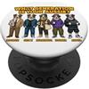 Australian Shepherd Fun Designs Aussie Generations - Divertente regalo per gli amanti dei cani PopSockets PopGrip Adesivo