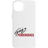 Teddy Pendergrass Custodia per iPhone 14 Plus Ufficiale Teddy Pendergrass Signature Red on Black