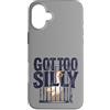 Got Too Silly Goose Vintage Humor Custodia per iPhone 16 Plus Got Too Silly Goose Funny Vintage Humor Men Women