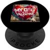 Pug Puppy Lover PS Il mio cane è il mio San Valentino Pug Street Graffiti PopSockets PopGrip Adesivo